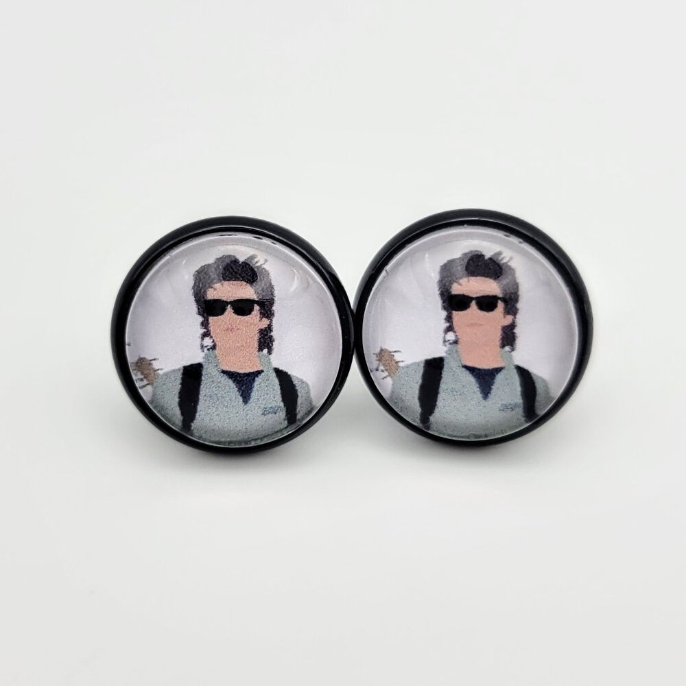 Stranger Things Steve Harrington Women's Anime Fashion Stud Earrings - Picture 1 of 2